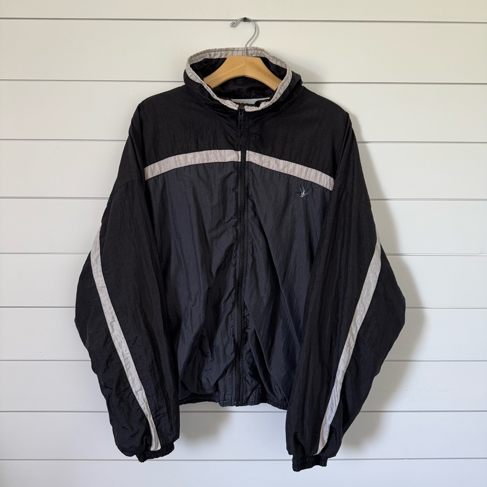 Vintage 90s Bert Pulitzer Nylon Windbreaker Jacket | X-Large